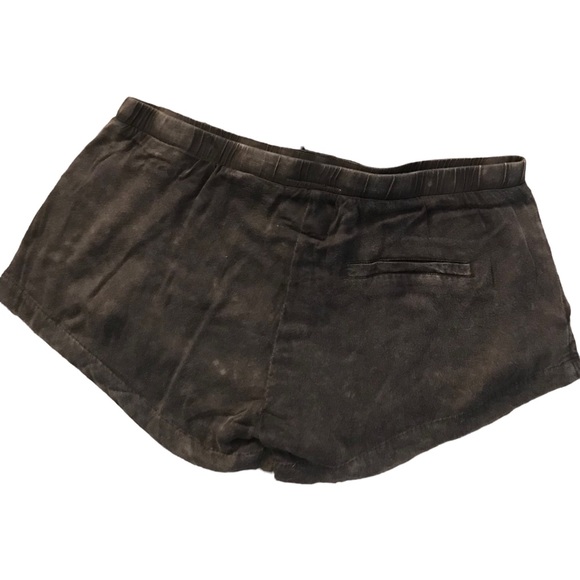 Chaser Shorts Gray Elastic Waistband Lace Front Pockets Size Medium NWOT - Picture 5 of 7